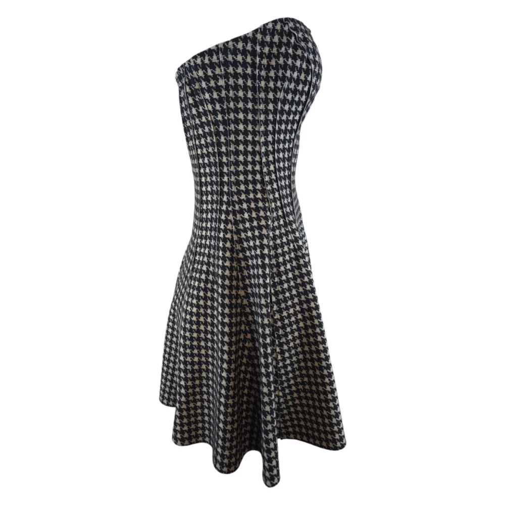 Norma Kamali Grijze Strapless Jurk Gray Dames