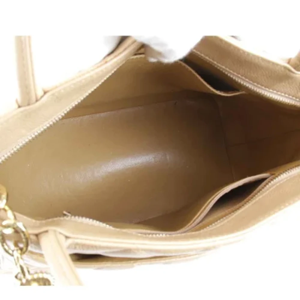 Chanel Vintage Pre-owned Leather totes Brown Dames