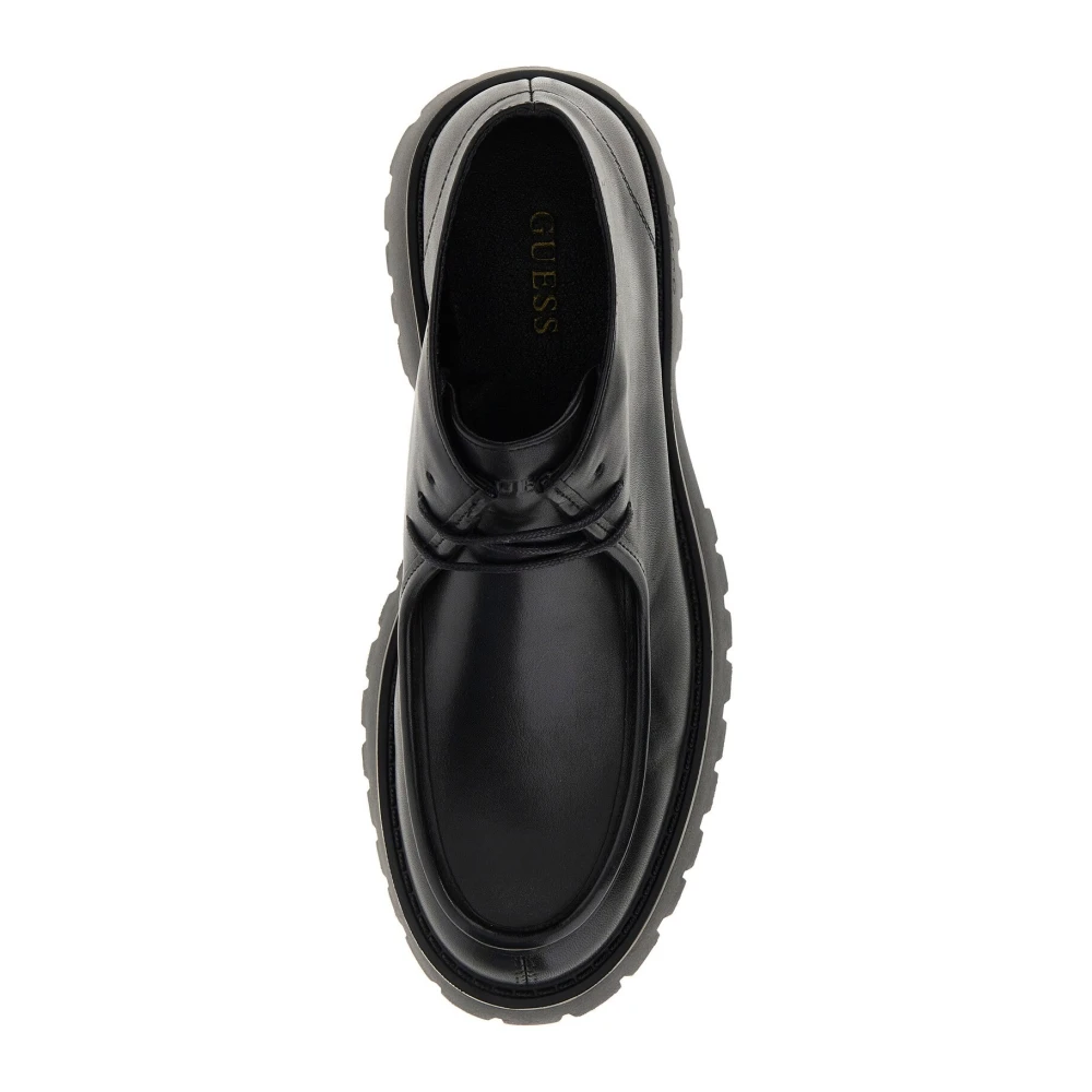 Guess Stijlvolle Moccasins voor Dames Black Heren