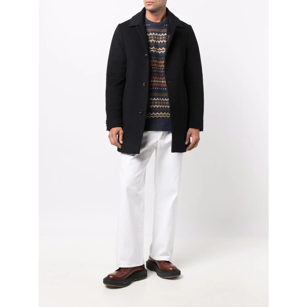 Moorer Navy Jassen Monferrato-Le U0497 Black Heren