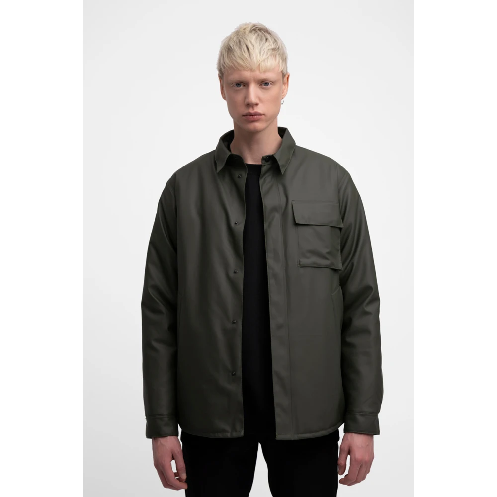 Stutterheim Waterdichte Winter Overshirt Jas Green Heren