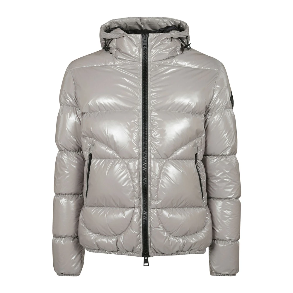 Herno Glanzende Bomberjack Gray Heren