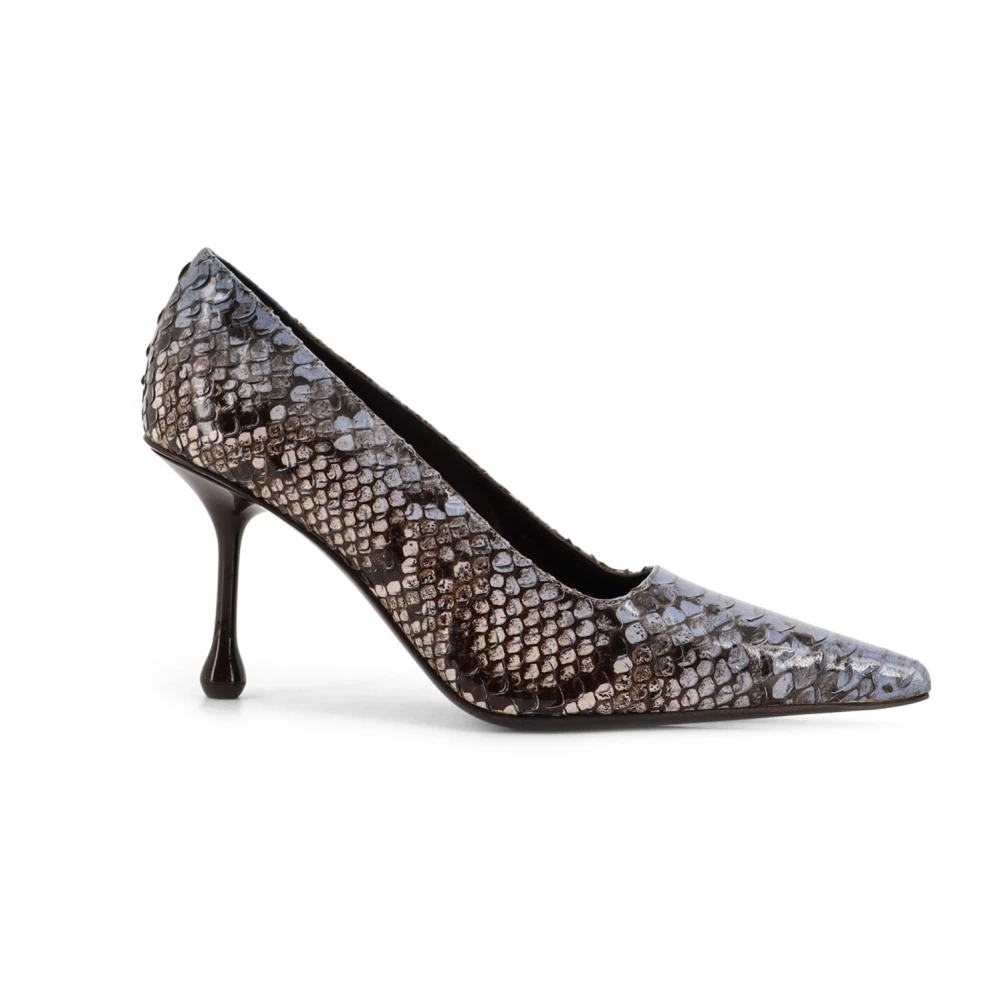 Jimmy Choo Women's Brown Leather Pointed Toe Heels