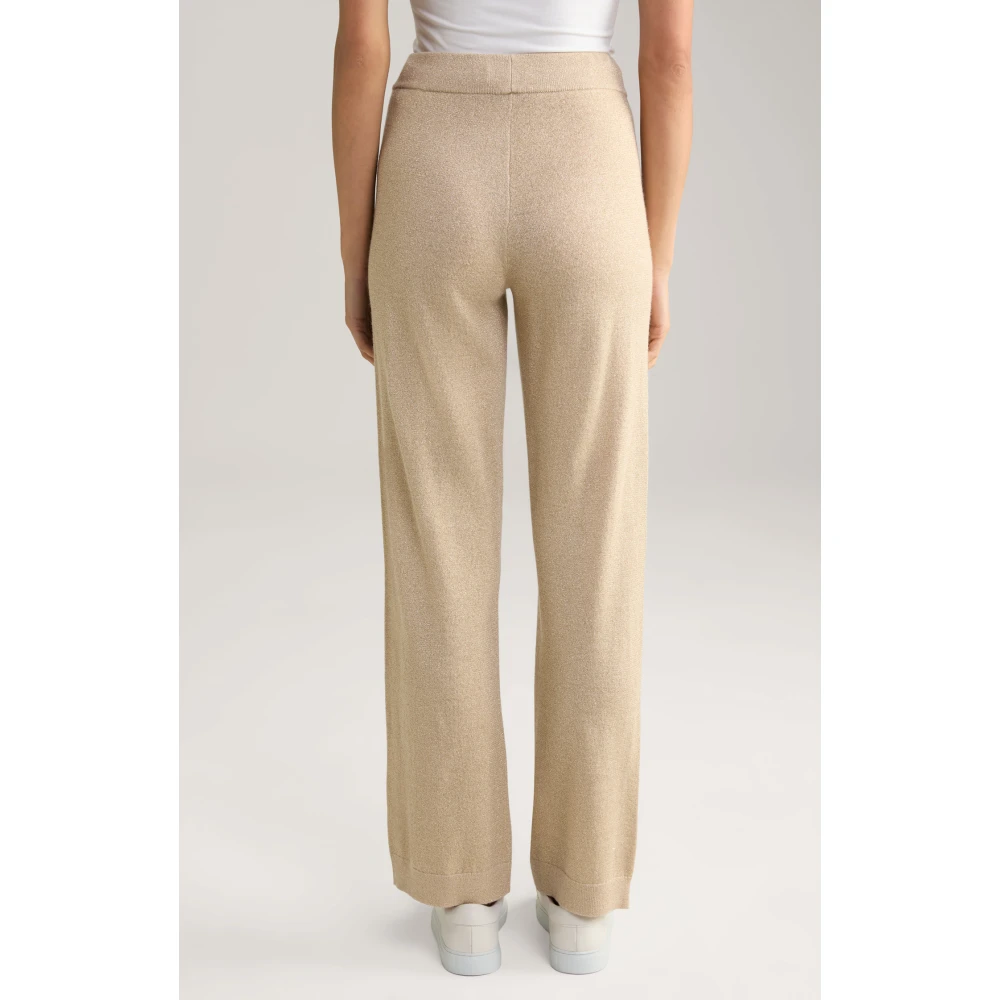 Joop! Gouden Glans Dames Sportieve Stijl Broek Beige Dames