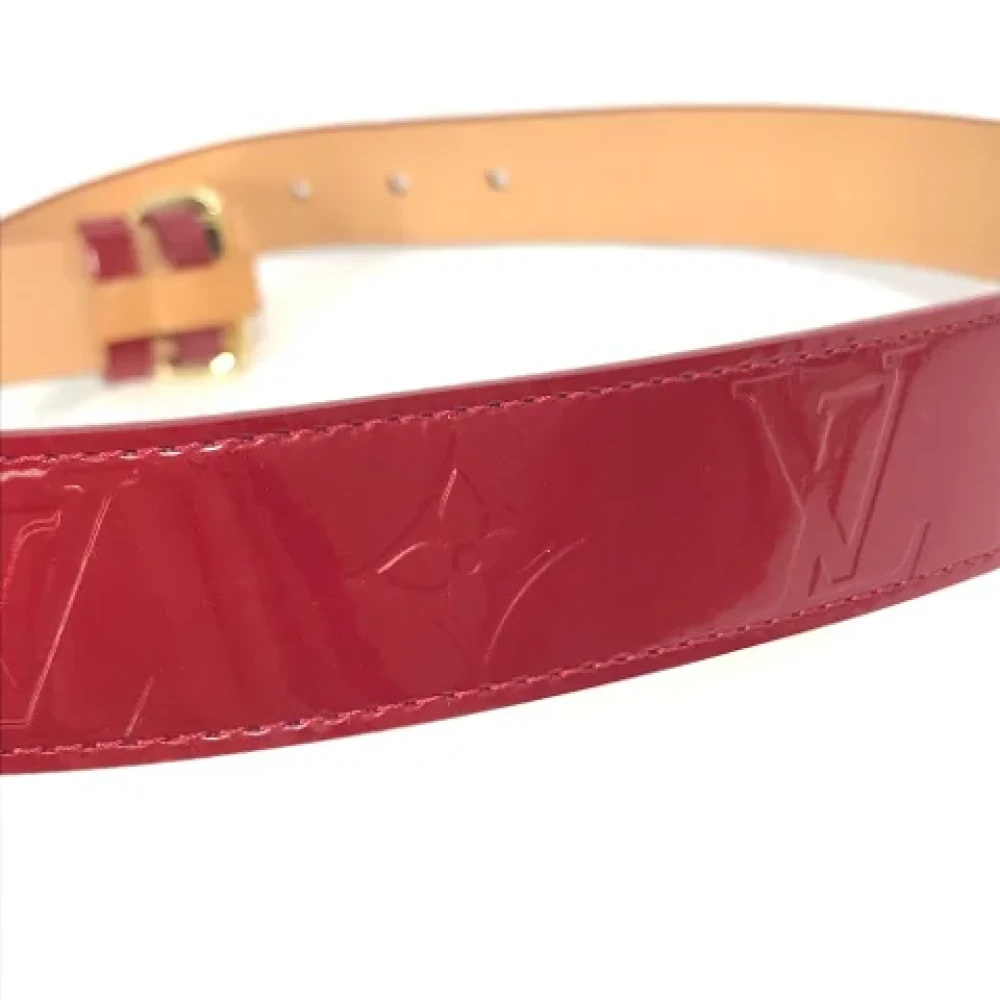 Louis Vuitton Vintage Pre-owned Fabric belts Red Dames