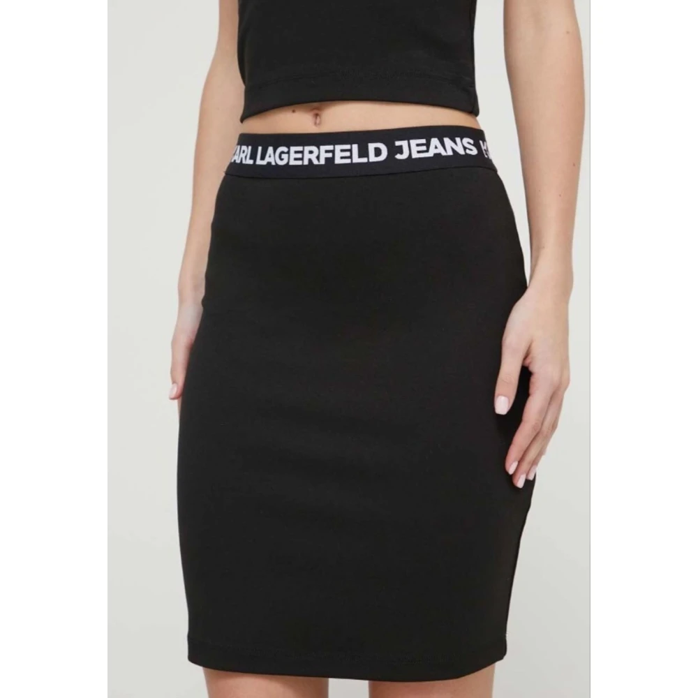 Karl Lagerfeld Pencilrok voor vrouwen Black Dames