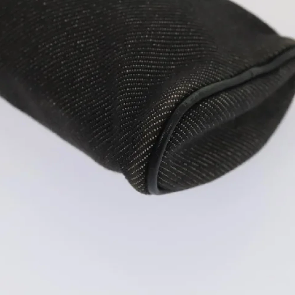 Gucci Vintage Pre-owned Canvas clutches Black Dames