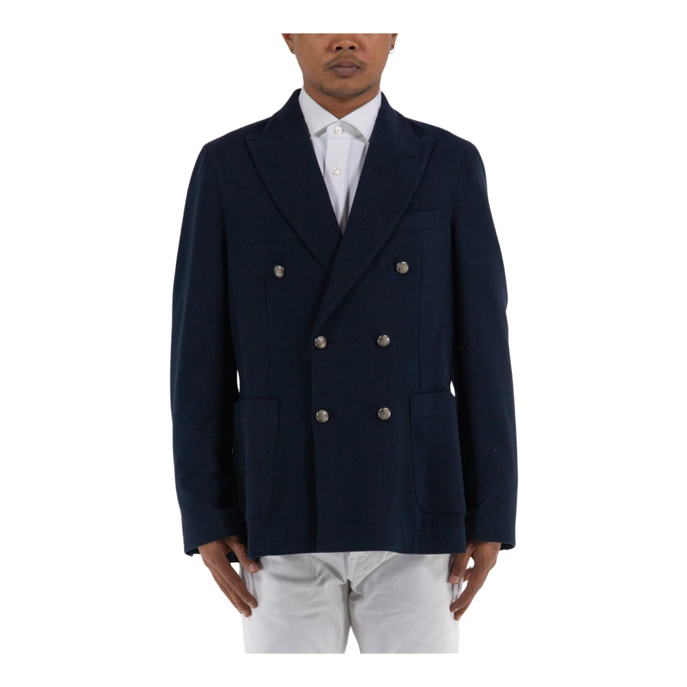 Circolo 1901 Dubbelbreasted jasje Blue Heren