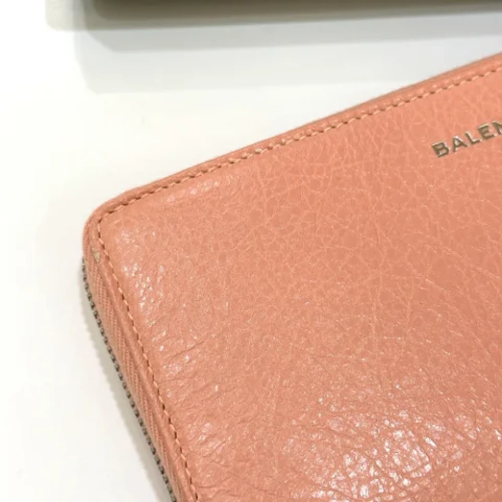 Balenciaga Vintage Pre-owned Leather wallets Pink Dames