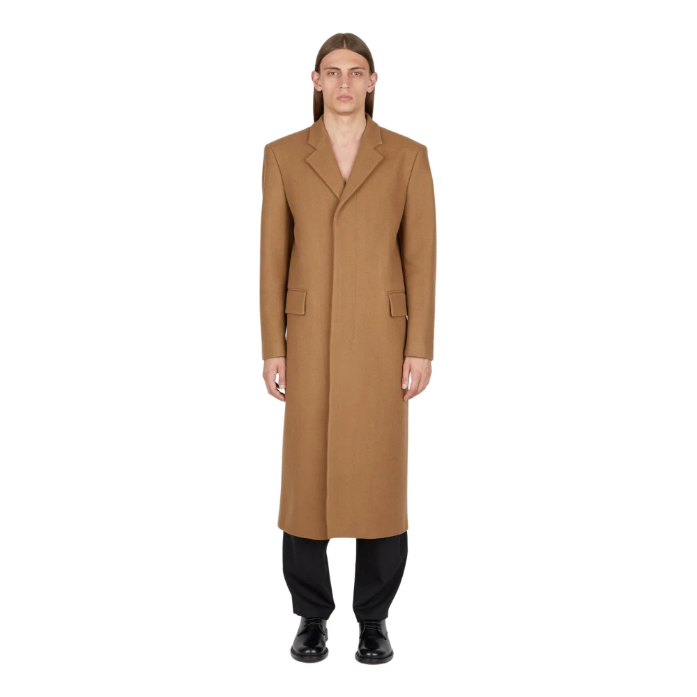 Diomene Coats Brown Heren