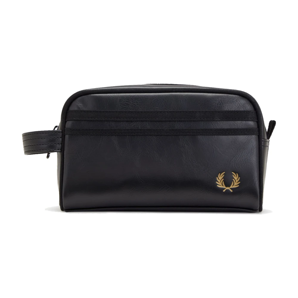 Fred Perry Wallets Cardholders Black Dames