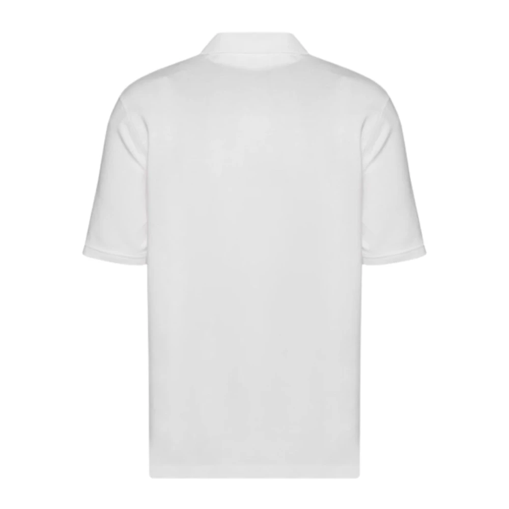 John Richmond Heren Polo Shirt Klassieke Stijl White Heren