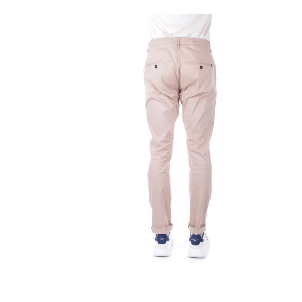 Dondup Beige Broek met Logo Sluiting Beige Heren