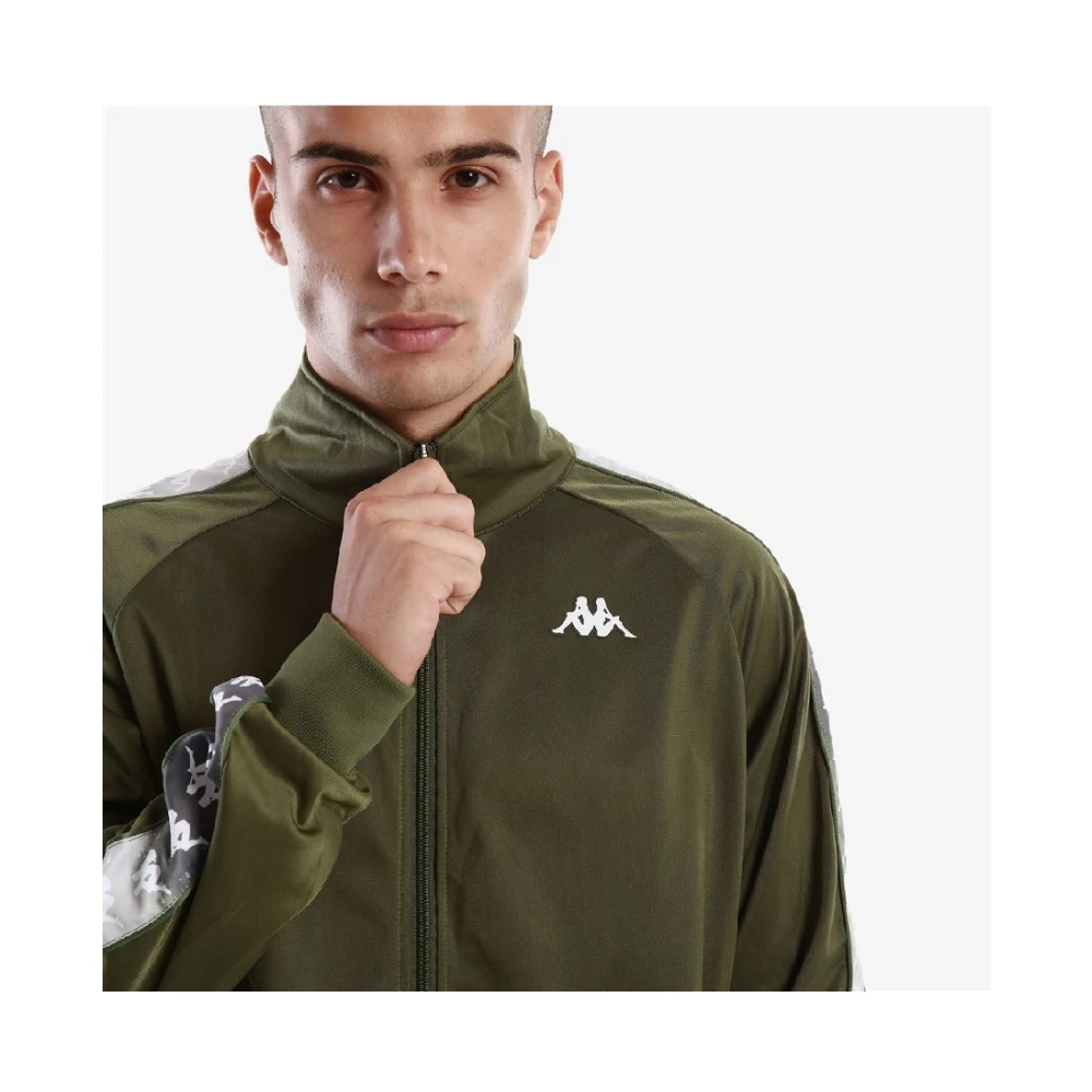 Kappa Hoodie Green Heren