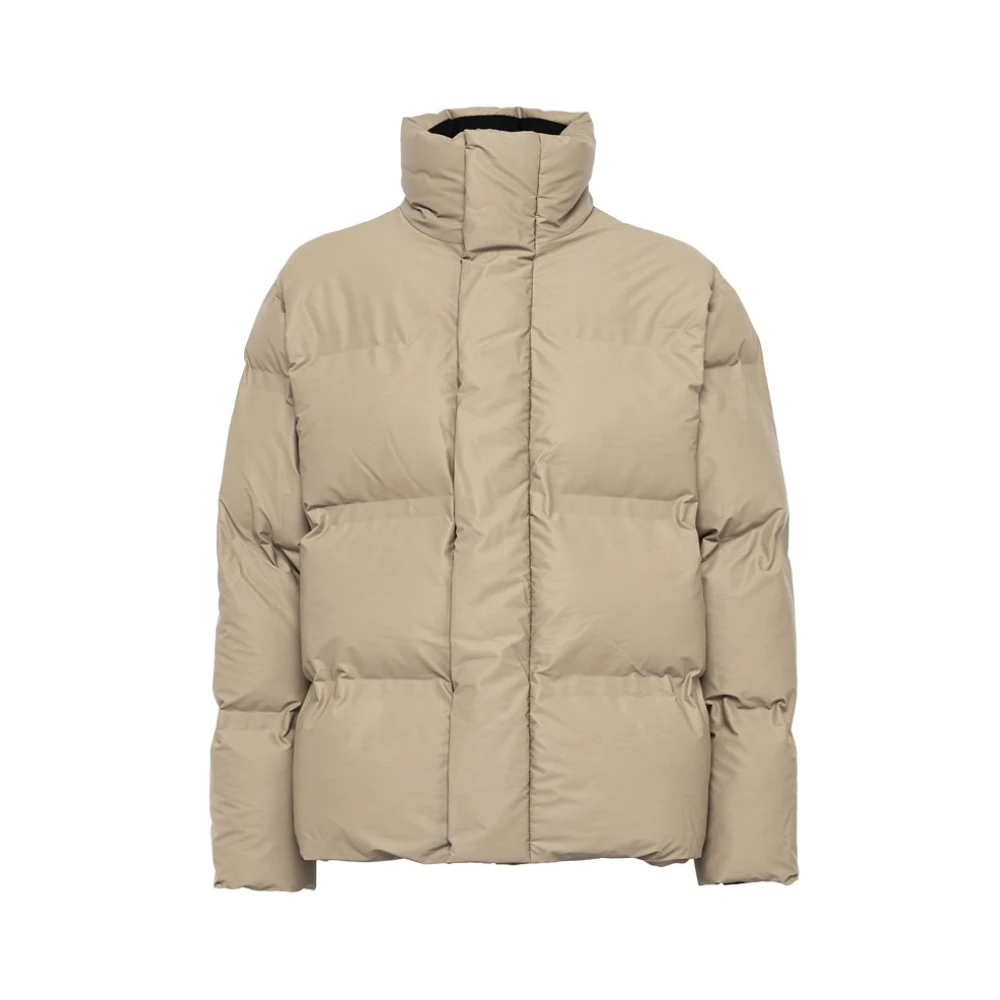 Rains Puffer Down Jas Beige Heren