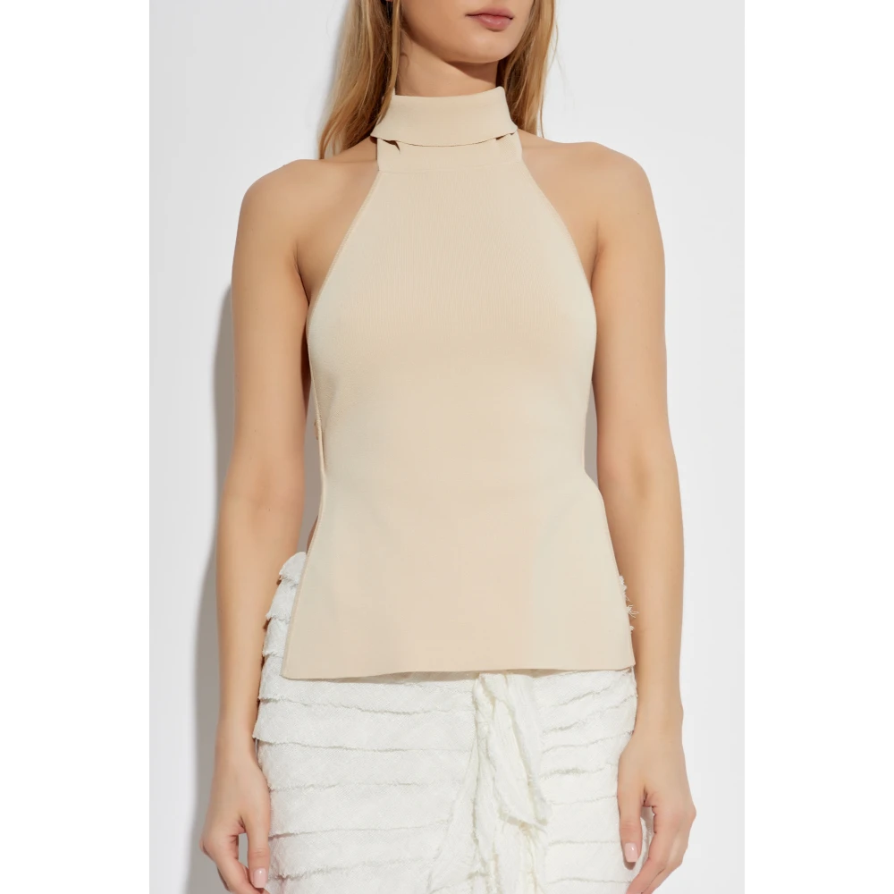 Cult Gaia Top Wake Beige Dames