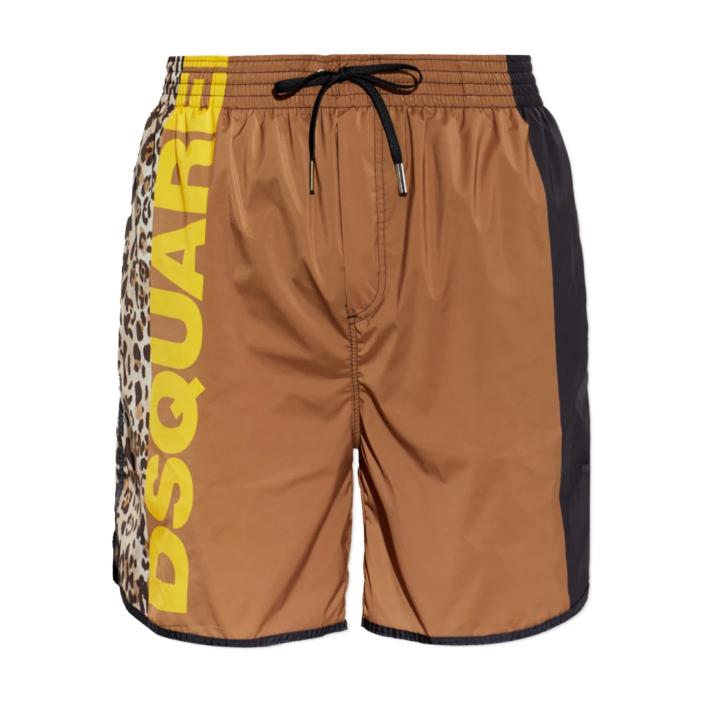 Dsquared2 Multicolor Beachwear, Male, S, Swim Shorts