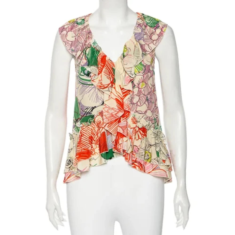 Stella McCartney Pre-owned Silk tops Multicolor Dames