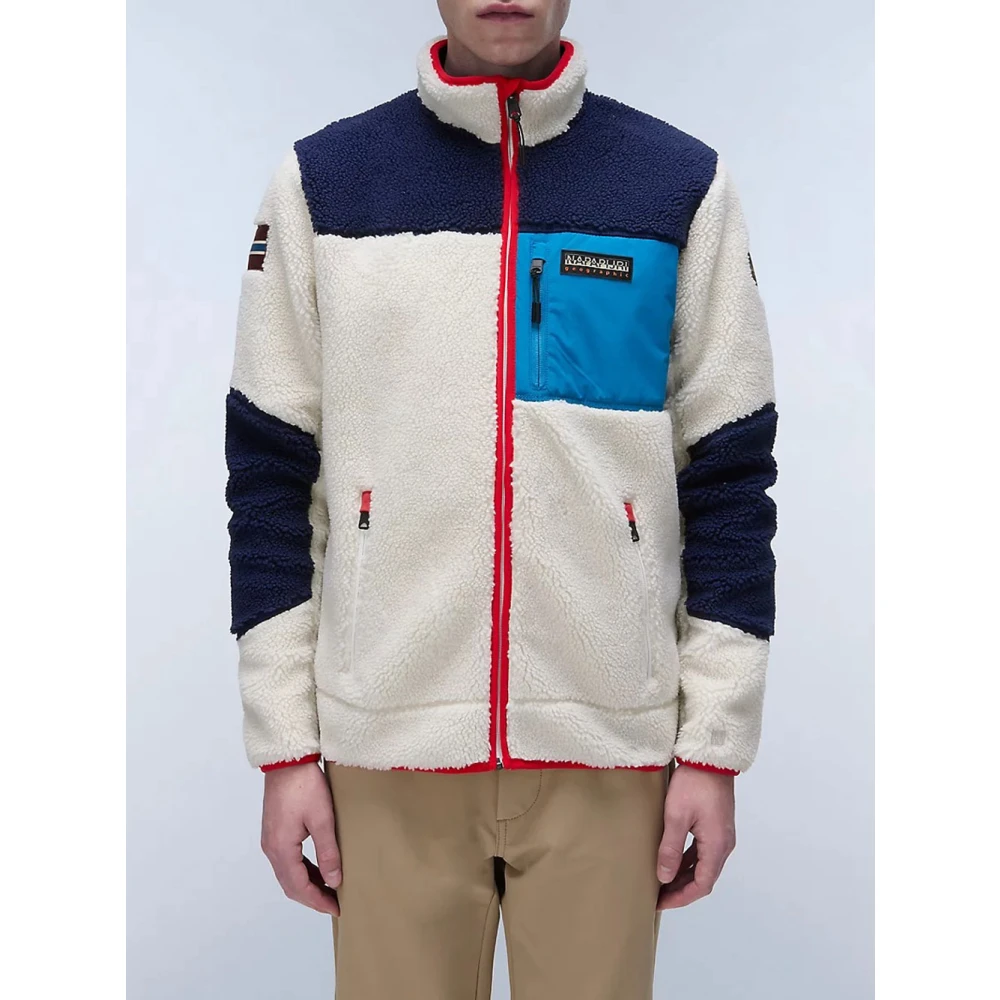 Napapijri Yupik Fleece Rits Jas Multicolor Heren