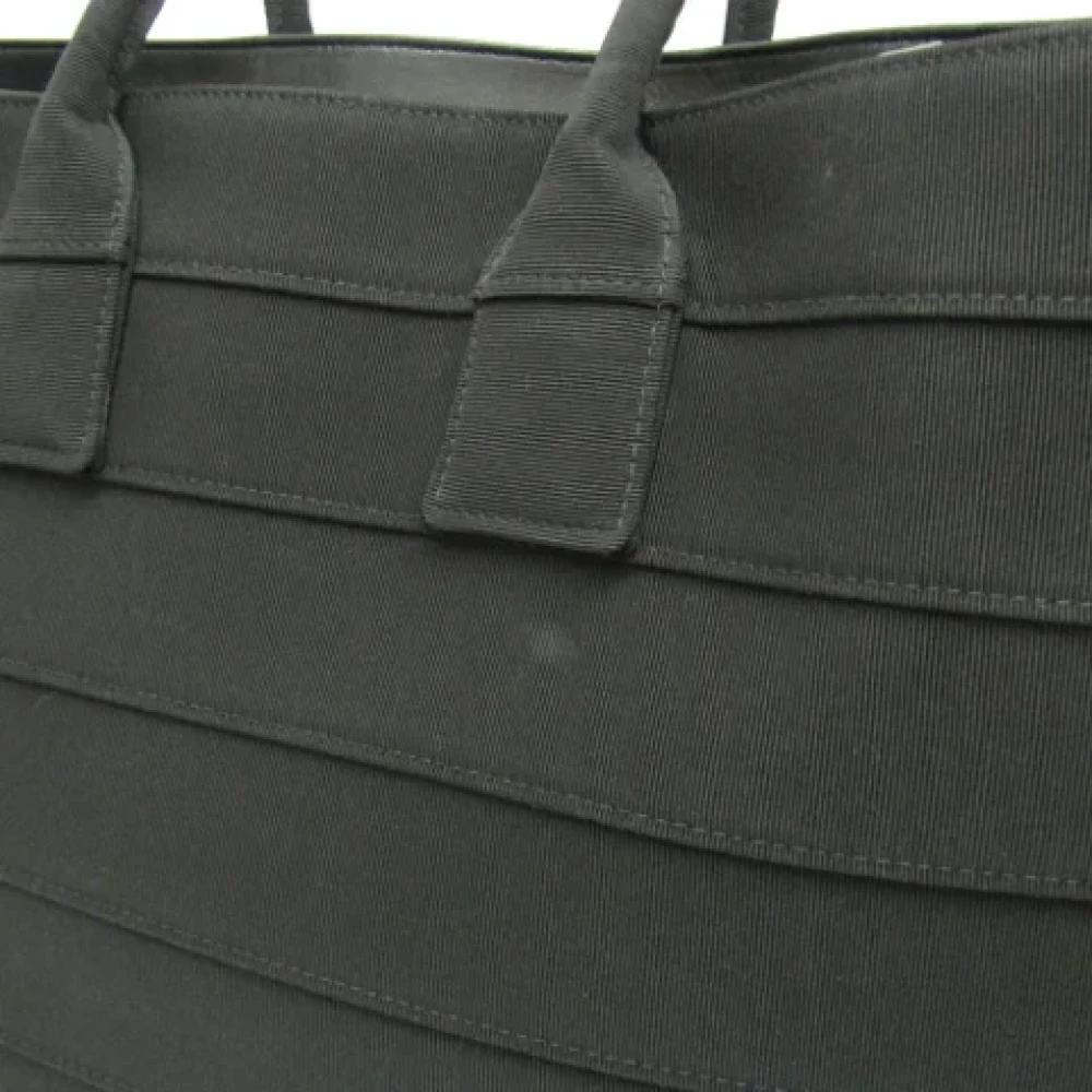 Salvatore Ferragamo Pre-owned Canvas handbags Black Dames