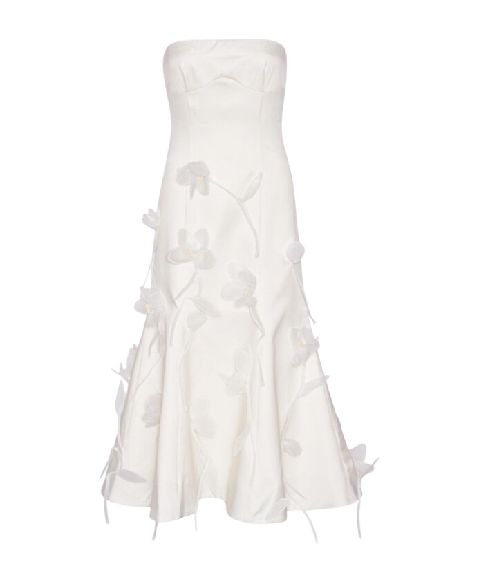 robe-en-polyester-blanc