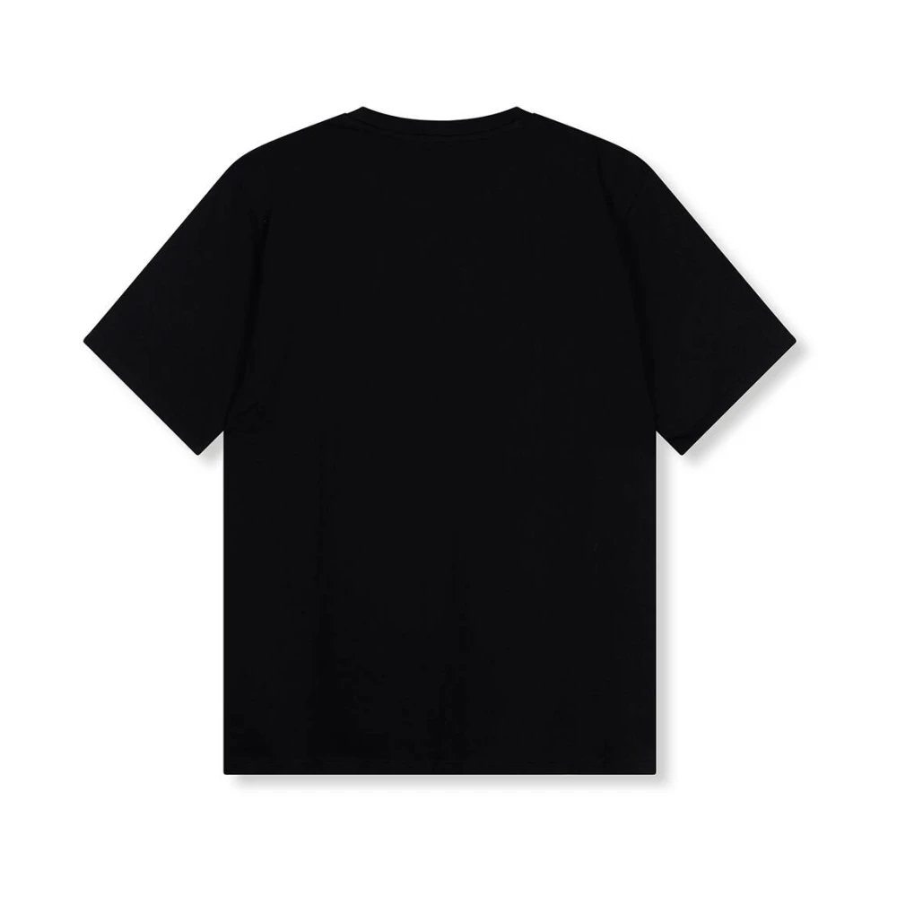 Refined Department Rhinestone Dames Gebreid T-shirt Black Dames