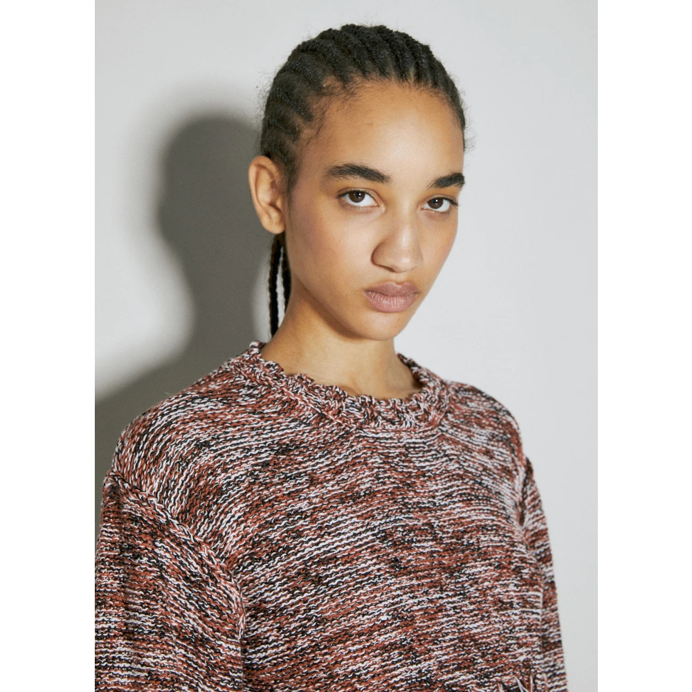 Durazzi Milano Loops Sweater met Losse Draden Multicolor Dames