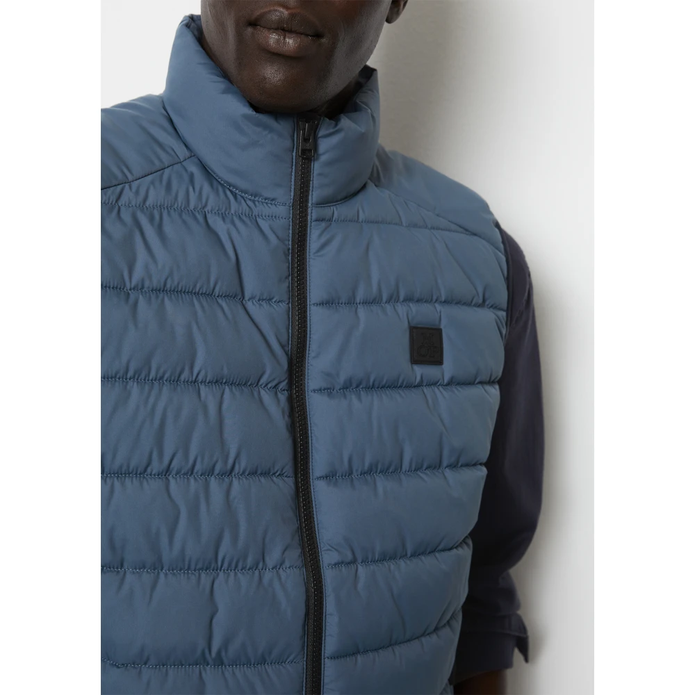 Marc O'Polo Gewatteerd vest Gray Heren