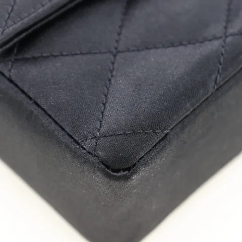 Chanel Vintage Pre-owned Satin chanel-bags Black Dames