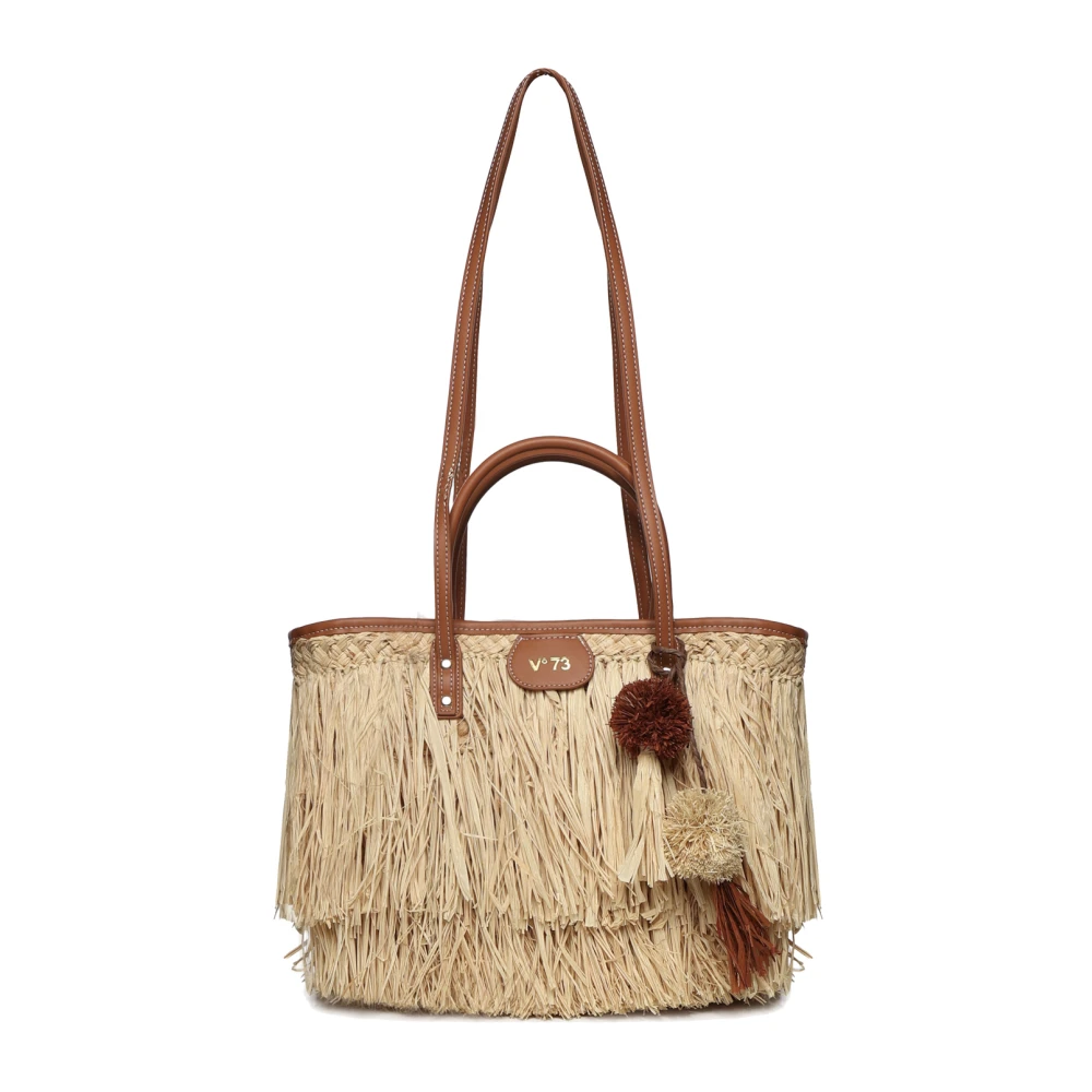 V73 Donna Beige Borse, Taglia Unica, New,