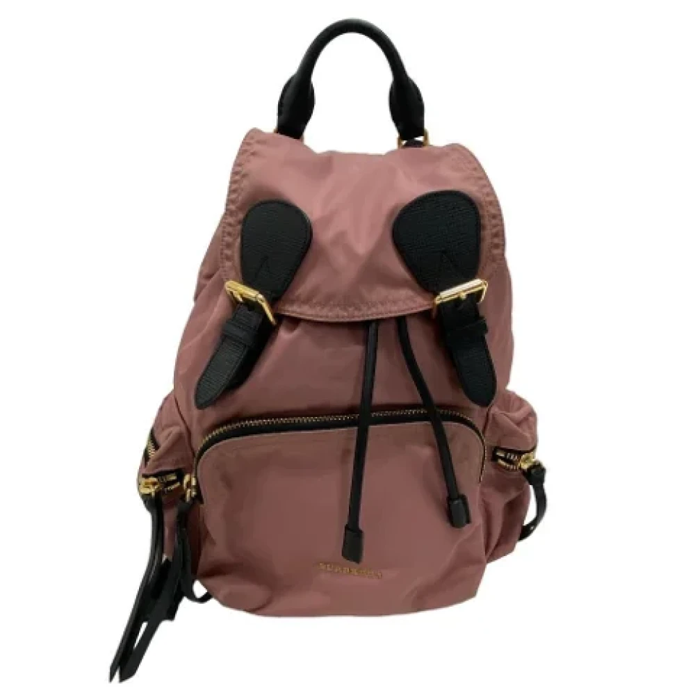 Burberry Vintage Pre-owned Fabric backpacks Pink Dames