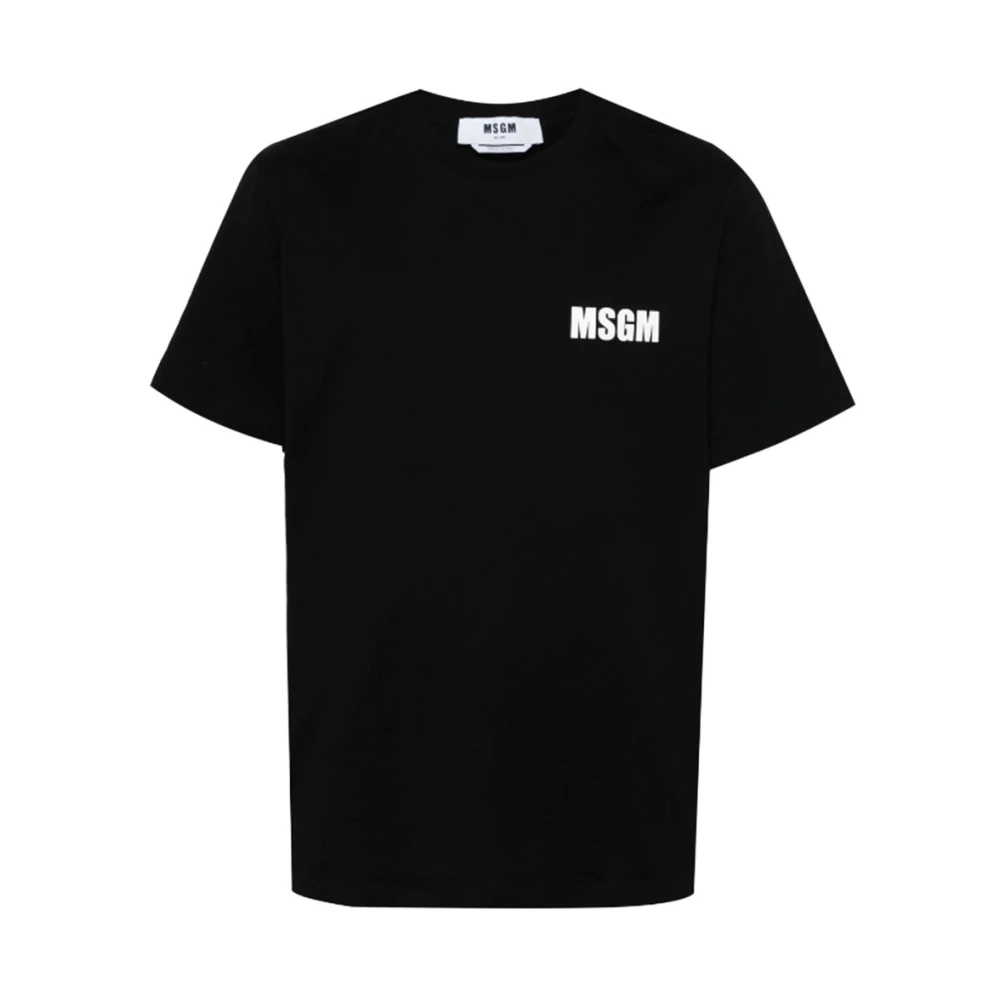 Msgm T-Shirts Black Heren