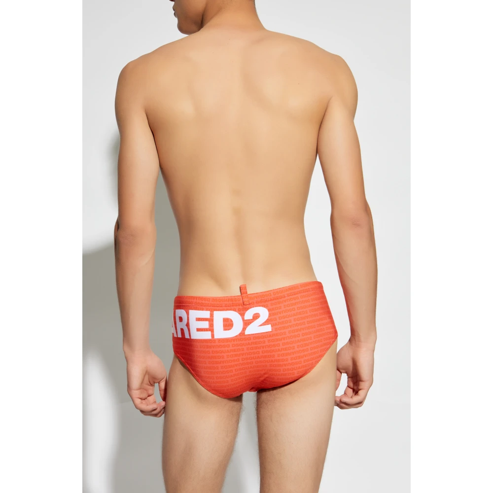 Dsquared2 Zwembroek Orange Heren