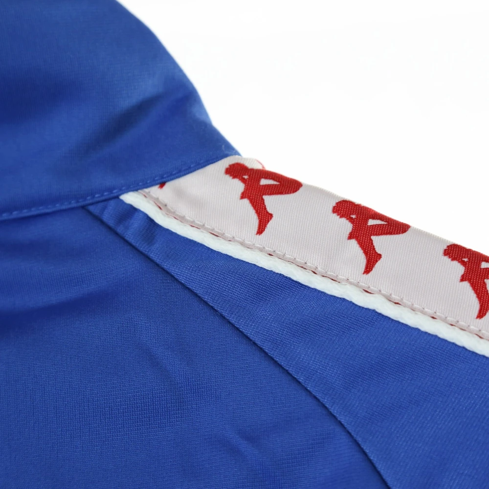 Kappa Slim Band Heren Track Jacket Blauw Wit Rood Blue Heren