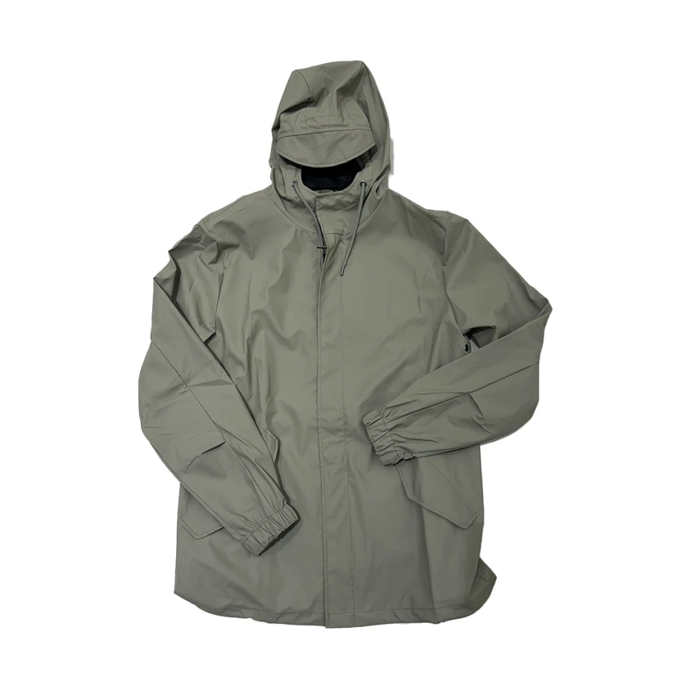 Rains Waterdichte Jas met Capuchon Gray Heren