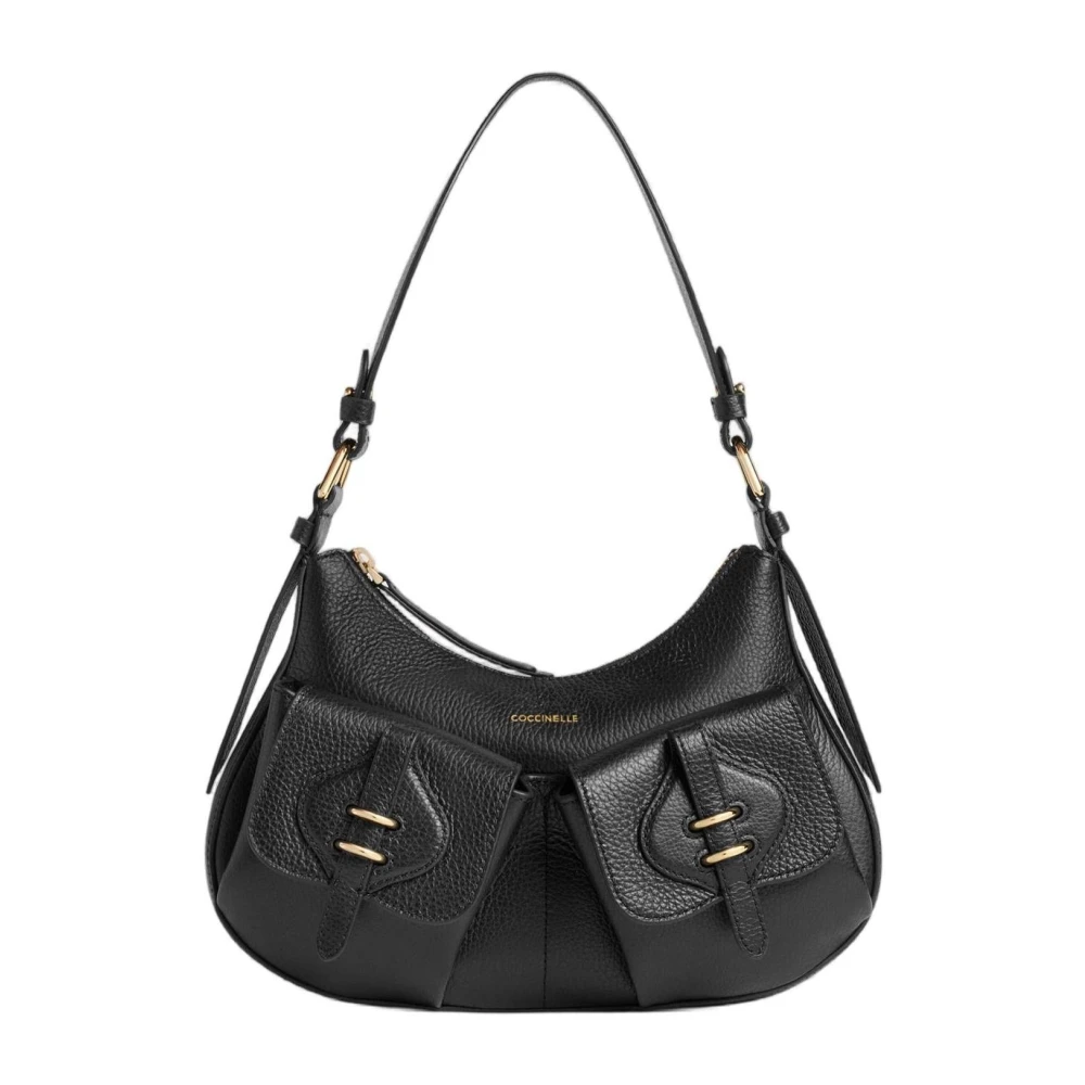 Coccinelle Black Mavery Pocket - Female - Shoulder Bags - One Size - Bags