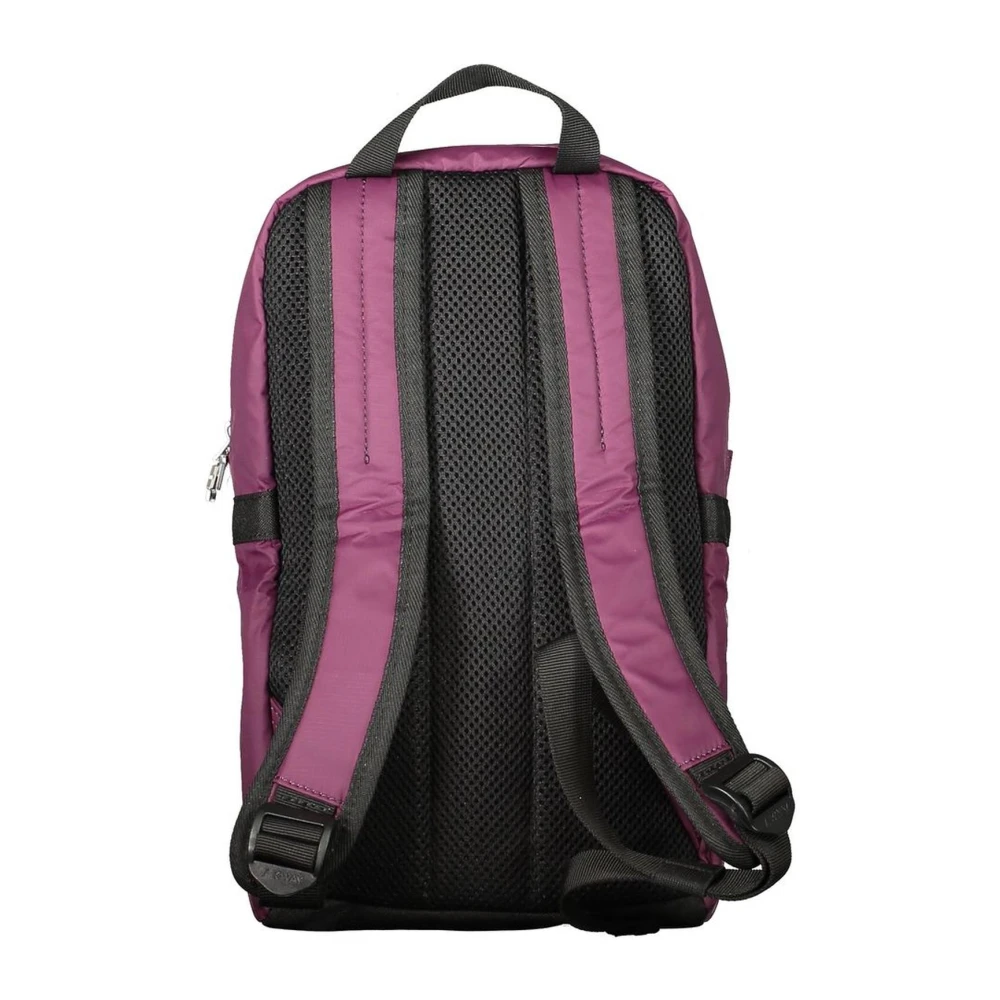 K-way Paarse Polyamide Rugzak met Meerdere Compartimenten Purple Heren