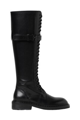 black-leather-knee-high-boots