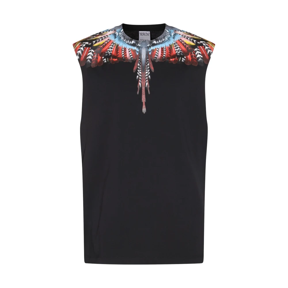 Marcelo Burlon Zwarte T-shirts en Polos van Black Heren