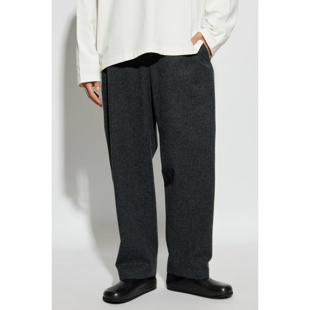 Jil Sander Wollen broek Gray Heren