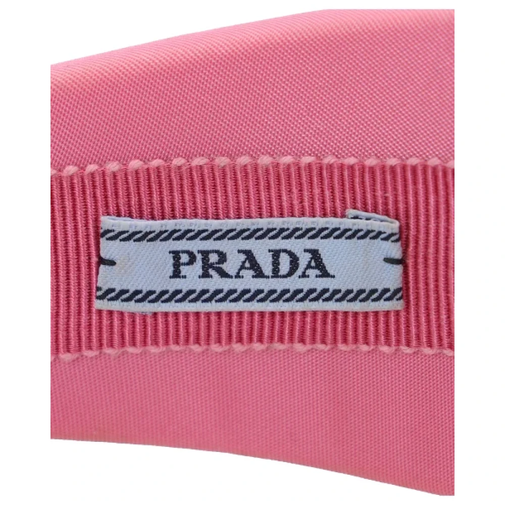 Prada Vintage Pre-owned Nylon hair-accessories Pink Dames