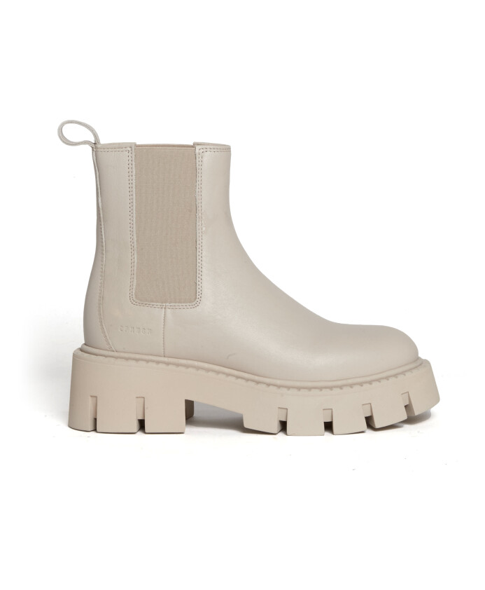 beige-leren-enkellaarzen