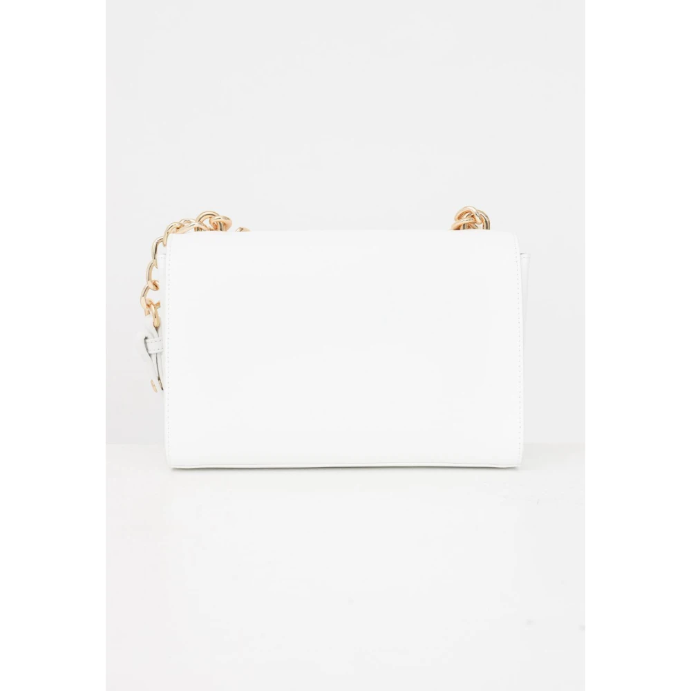 Love Moschino Saffiano Leren Portemonnee White Dames