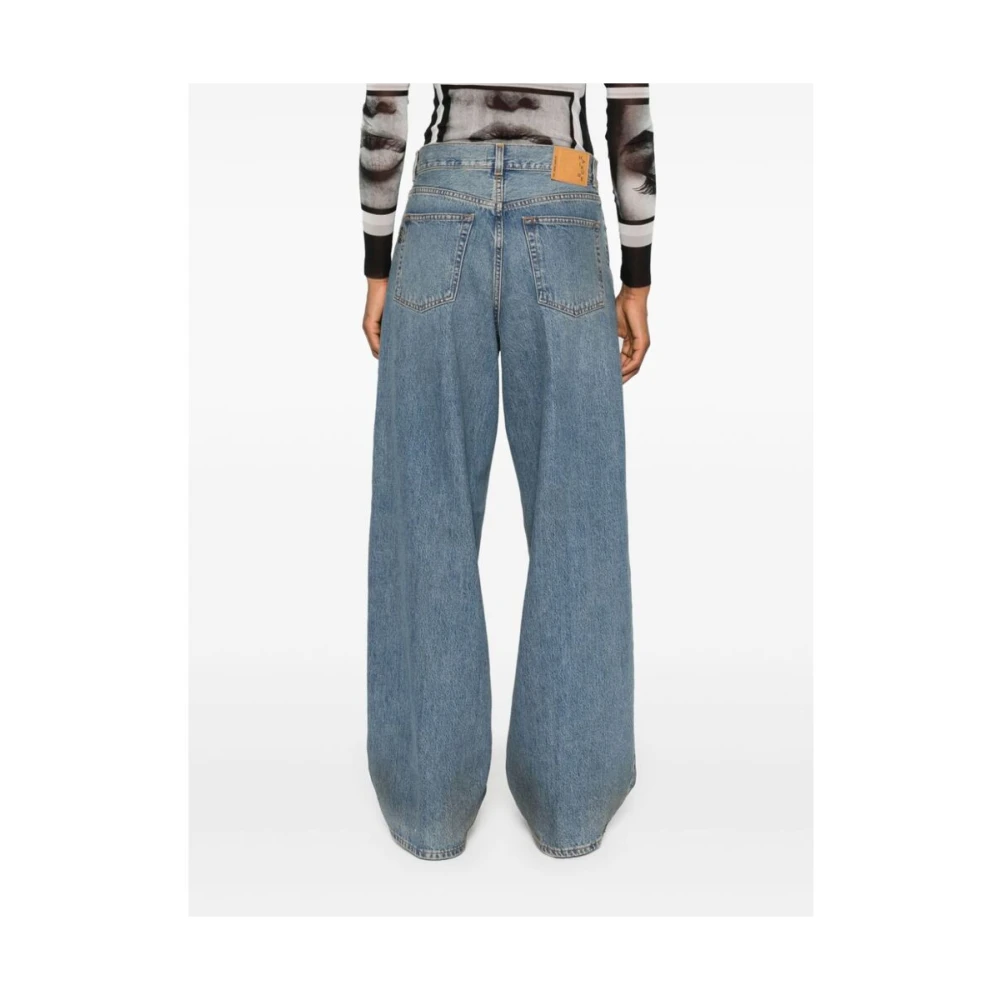 Haikure Blauwe Denim Wide Leg Jeans Blue Dames