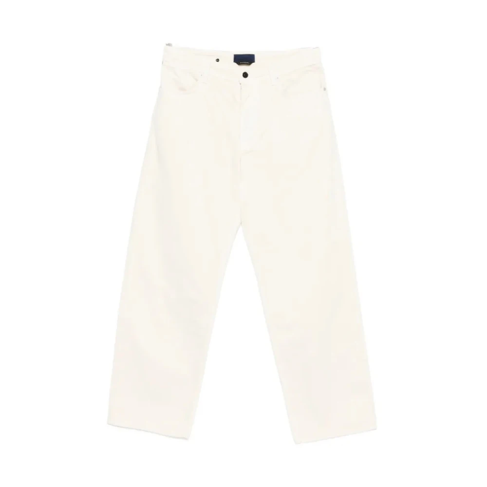 Stone Island Beige Straight Fit Jeans, Male, W32, Jeans Pantalone Loose