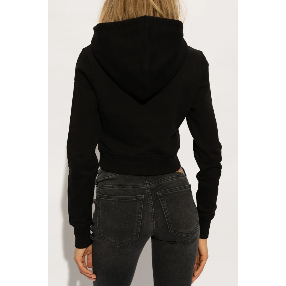 Diesel Hoodie F-Slimmy-Hood-P9 Black Dames