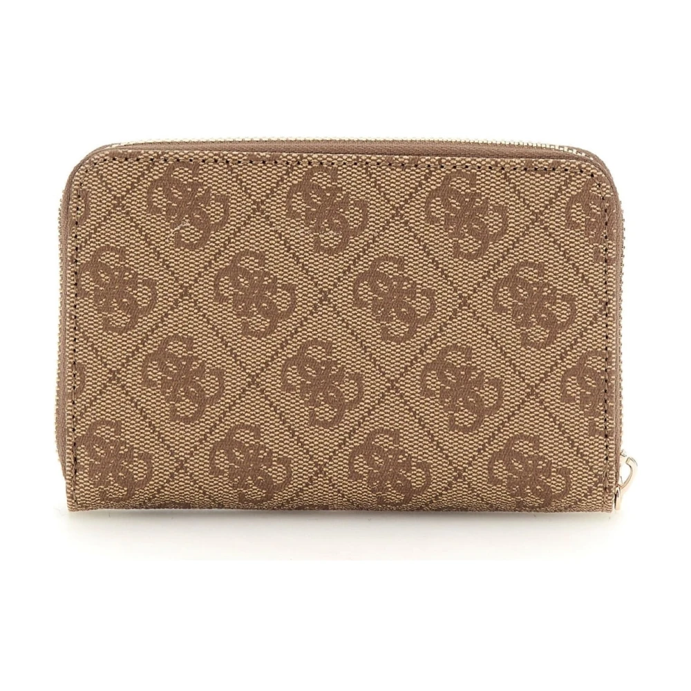 Guess Beige Laurel Portemonnee Kaarthouder Vrouwen Beige Dames