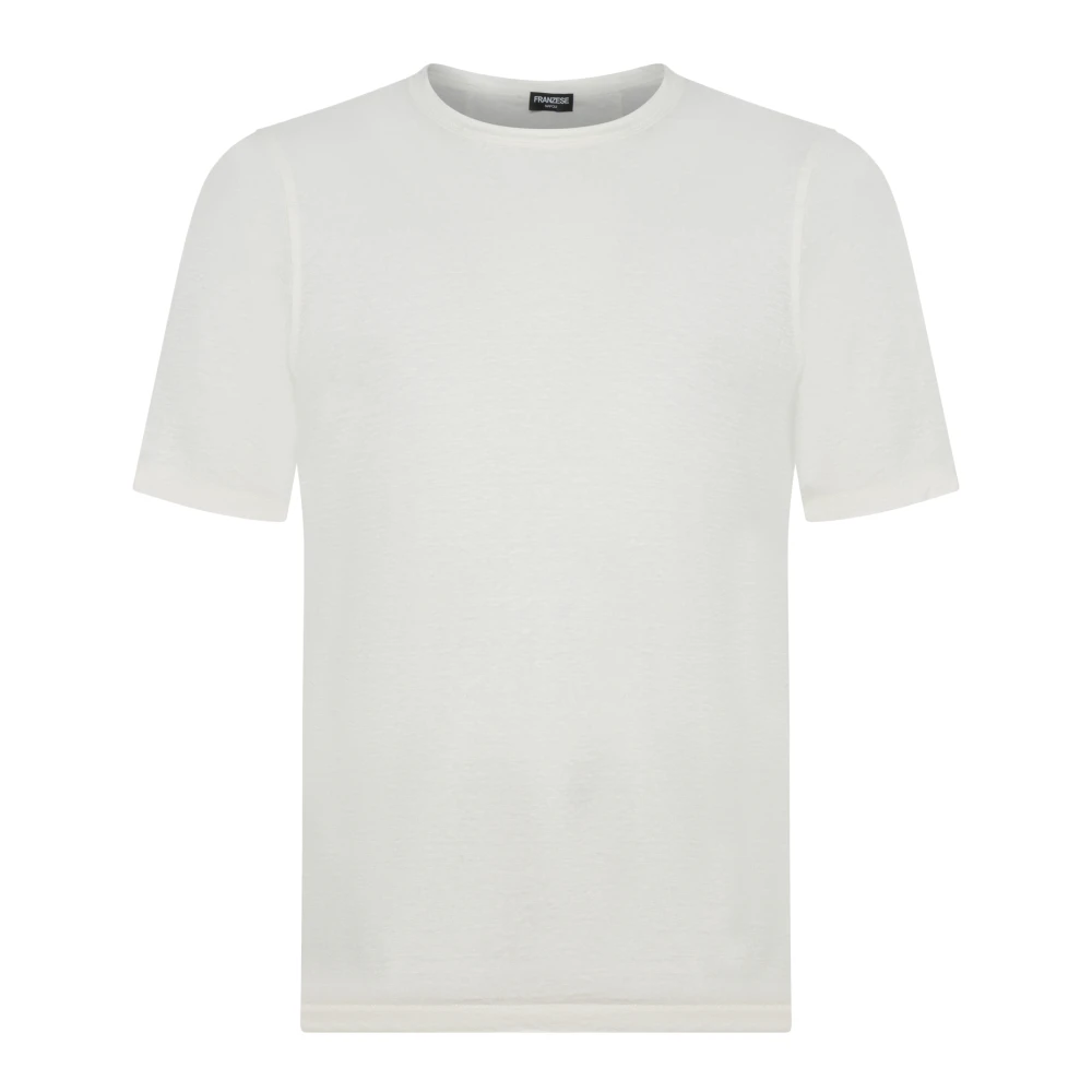 Franzese Collection Men's White T-Shirts, 4XL, Stefano De Martino T-Shirt