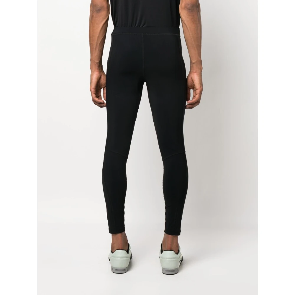 44 Label Group Zwarte stretch nylon leggings Black Heren