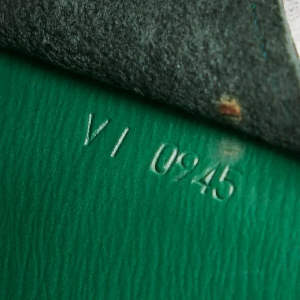 Louis Vuitton Vintage Pre-owned Leather shoulder-bags Green Dames